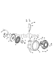 Troy-Bilt 170-L0-11 - Troy-Bilt Engine 170-L0-11 Flywheel &amp; Blower Housing