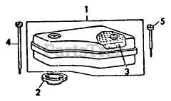 Cub Cadet 182 (133-182-100) - Cub Cadet Lawn Tractor Air Cleaner