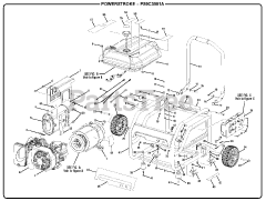 PowerStroke PS 9C3501 A - PowerStroke 3500 Watt Generator General Assembly