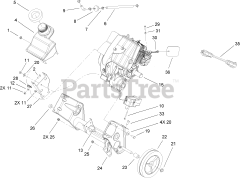 Toro 38518 (CCR 3650) - Toro 20" GTS Snow Thrower (SN: 270010001 - 270999999) (2007)
