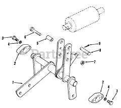 Toro 91-20KS02 (D-200) - Toro Lawn Tractor (1979) Lift Linkage