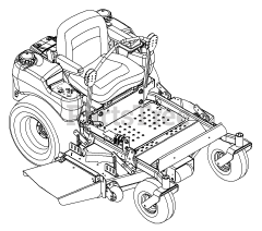 Gravely 992077 (PM 144Z) - Gravely Pro-Master 44" Zero-Turn Mower, 19hp Kawasaki (SN: 000101 - 000499)