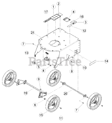 Bear Cat WV 160 - Bear Cat Walk-Behind Vacuum, 160cc Honda (SN: B00001 - C09058) WV160 Drive