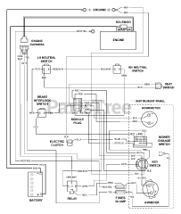 Scag SMT-52A - Scag Turf Tiger 52" Mower Deck (SN: 8560001 - 8569999) Electrical Schematic (Kohler)