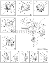 MTD 13AJ698G722 - MTD Gold Lawn Tractor (2004)