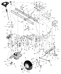 Craftsman C950-60471-0 - Craftsman 42" Lawn Tractor, Canada (2004) (Sears)