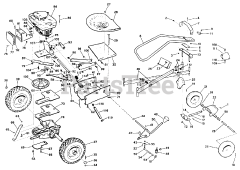 Lawn-Boy 7210 - Lawn-Boy Walk-Behind Mower (SN: 000000001 - 099999999) (1960) Model 9210 Loafer Parts List