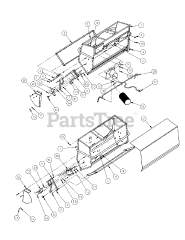 Cub Cadet 59A30004 (59A30004150) - Cub Cadet Dump Hopper Catcher Assembly