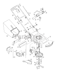 MTD 12AV839Q795 - MTD Pro Walk-Behind Mower (2007)