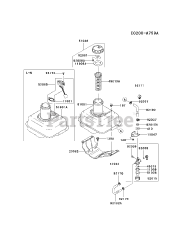 Kawasaki FE120D-LS02 - Kawasaki Engine FUEL-TANK/FUEL-VALVE