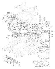 Scag SMT-52A - Scag Turf Tiger 52" Mower Deck (SN: 8560001 - 8569999) Fuel And Hydraulic System
