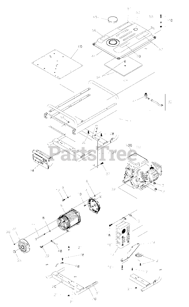 John Deere 0303450 John Deere 6,200 Watt Portable Generator Main