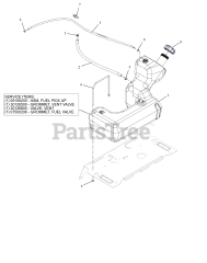 Ariens 918002 - Ariens Ikon 42" Zero-Turn Mower, 21.5hp Kawasaki FR (SN: 035000 - 134999) Fuel System - Kawasaki