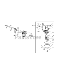 Troy-Bilt 170-PU - Troy-Bilt Engine 170-PU Carburetor