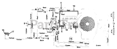 White Outdoor GT-1855 (142-996-190) - White Outdoor 50" Garden Tractor (1992) Electrical System