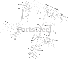 Toro 74550 - Toro 60" GrandStand Stand-On Mower (SN: 310000001 - 310999999) (2010) Decklift Assembly