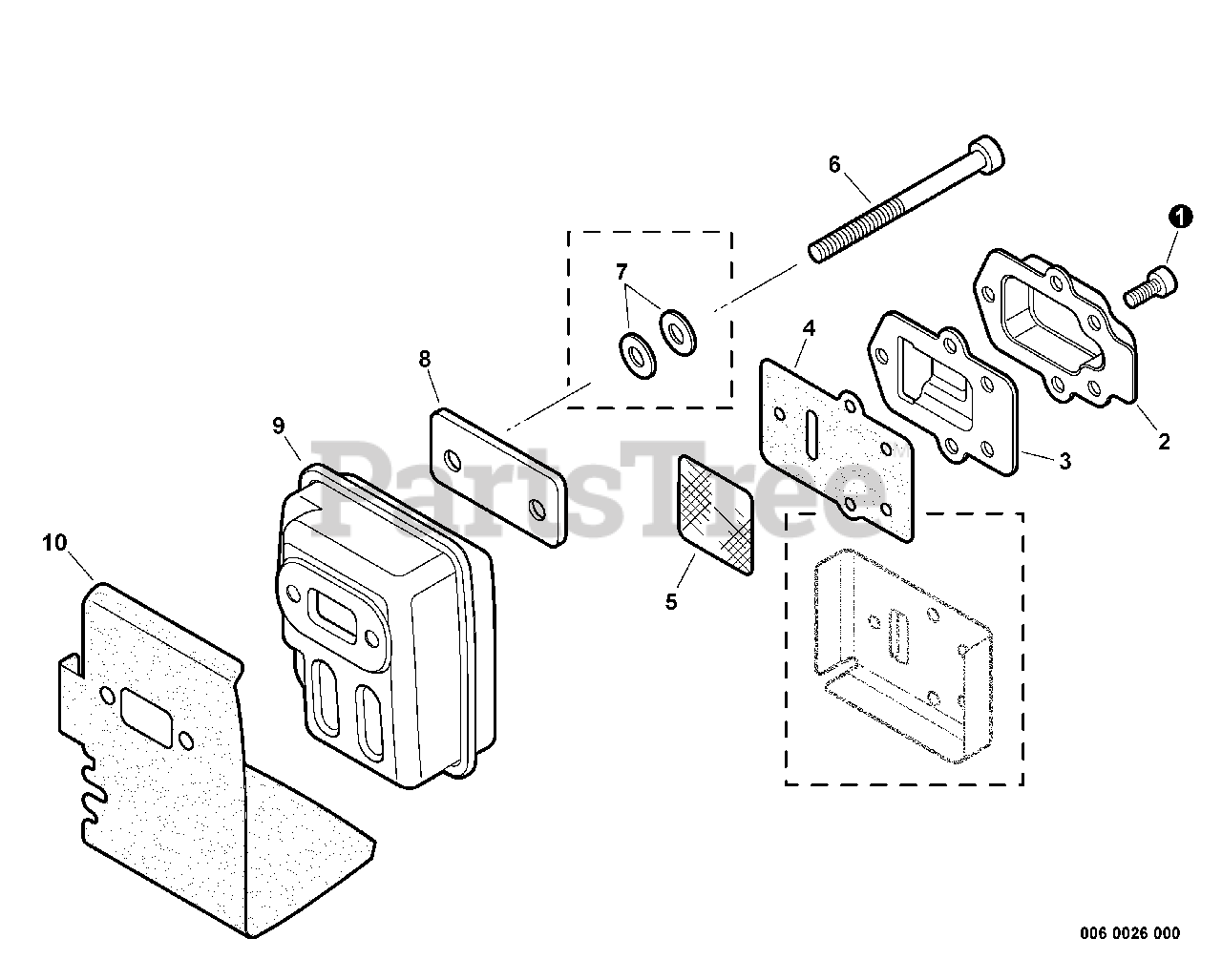 Echo Pb 200 Echo Handheld Blower Parts Sn P08912001001 P08912999999 Exhaust Parts Lookup With Diagrams Partstree