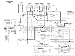 Snapper Pro S 50X (5900502) - Snapper Pro S50X Series 48" Zero-Turn Mower, 24hp Briggs & Stratton Electrical Schematic - Ign Ground Circuit/Op Pres S/N: 2016499706 &amp; Below