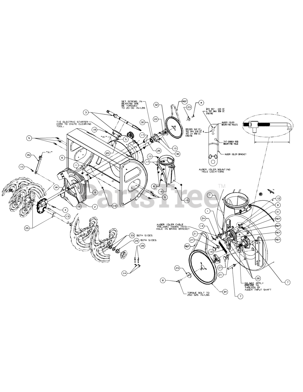 Columbia 12533 GC (31AH9776897) Columbia 33" Snow Thrower (2014