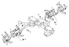 Ariens 901020 (RT 5018 B) - Ariens 18" Rear Tine Tiller, 5hp Briggs & Stratton (SN: 000101 & Above)