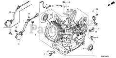 Honda EZ3500 A (EZEK) - Honda Generator, Made in Japan (SN: EZEK-1000001 - EZEK-1029999) CYLINDER