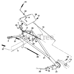 Maxim MX R500 M - Maxim Tiller (2002) Handle Assembly
