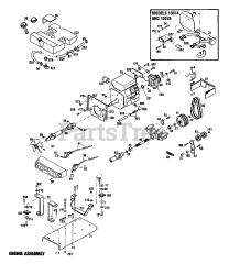 Troy-Bilt 13074 - Troy-Bilt Garden Tractor, Hydro Drive (SN: 130740100101 & Above)