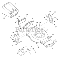 Snapper 1696664-00 (961440010-00) - Snapper 22" Walk-Behind Mower, 625 Series Briggs & Stratton