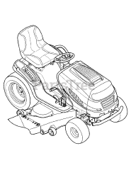 Columbia Q 626 P (13AQ626P597) - Columbia 50" Lawn Tractor (2008) Quick Reference