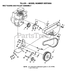 Weed Eater WE F350 A - Weed Eater Tiller (1995)