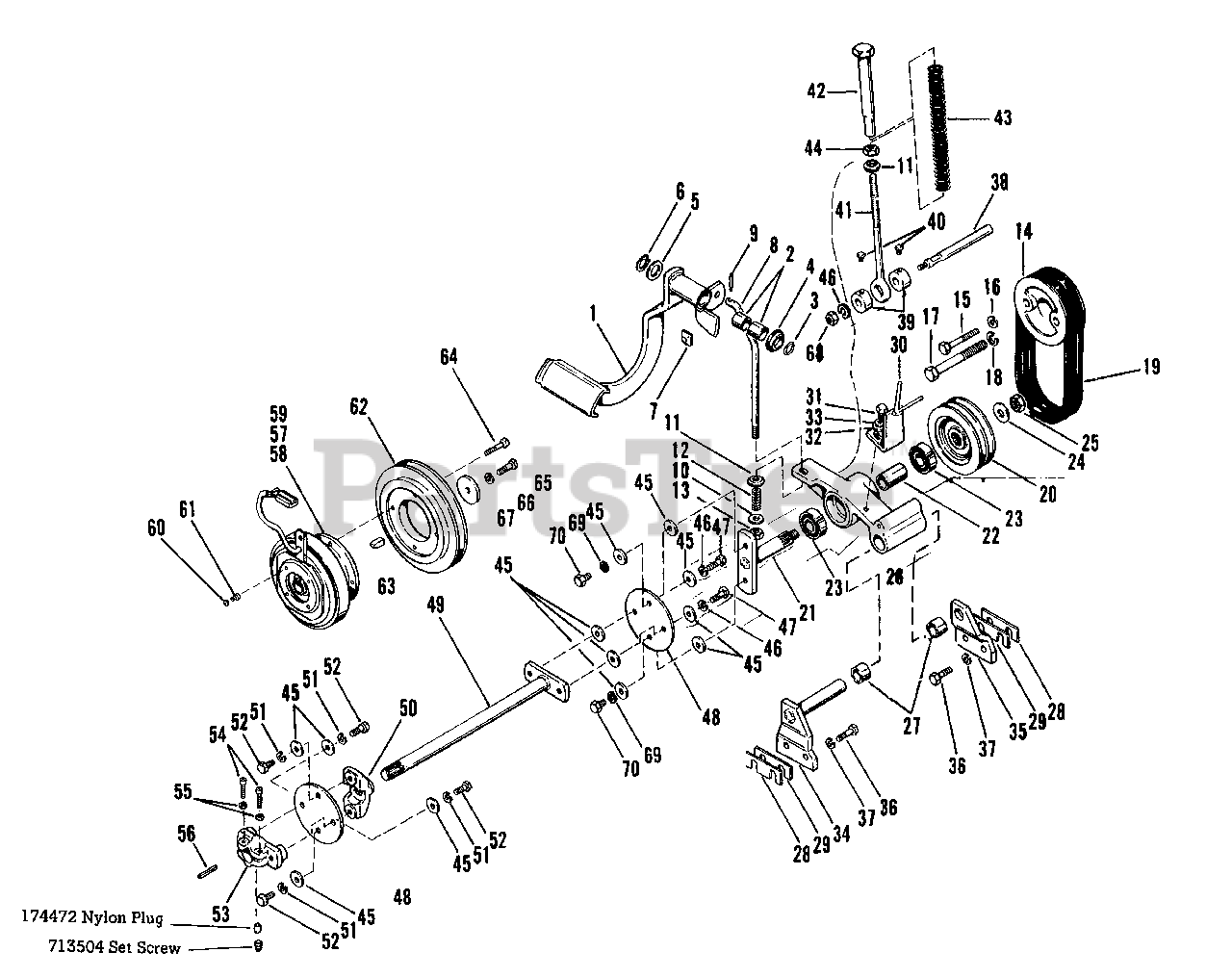 Simplicity 4040 (990705) - Simplicity Power Max Garden Tractor