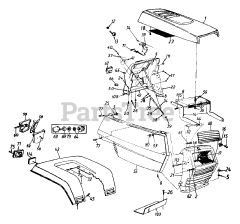 White Outdoor LT-135 (134A606F190) - White Outdoor 38" Lawn Tractor (1994)