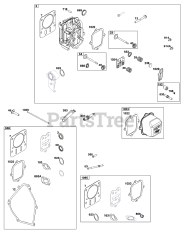 Briggs & Stratton 13H332-1186-H8 - Briggs & Stratton Horizontal Engine