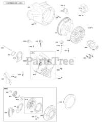 Briggs & Stratton 20F437-0113-E1 - Briggs & Stratton Horizontal Engine