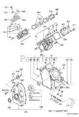 Subaru Robin RGV12K63151 - Subaru Robin Generator 101 Crankcase