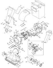 Troy-Bilt CSV 206 (24A-204B766) - Troy-Bilt Chipper Shredder Vac (2005-2)