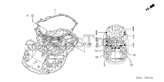 Honda BF200 A4 XA (BAEJ) - Honda Marine Engine, Made in Japan (SN: BAEJ-1200001 - BAEJ-1299999) MOUNT CASE BOLT