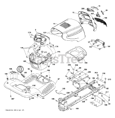 Husqvarna LT 2223 A2 (960410144-03) - Husqvarna Lawn Tractor (2012-02)