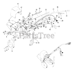 Simplicity 1003 (1600397) - Simplicity Roticul Tiller, 3hp