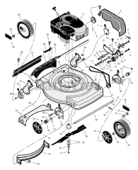 Scotts 22805x31A - Scotts 22" Walk-Behind Mower (2000) Mower Housing Assembly