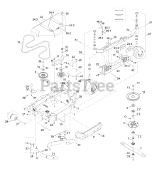 Exmark LZS88CDYM96RW0 - Exmark 96" Lazer Z Diesel Zero-Turn Mower, Yanmar 3TNV88C (SN: 404314159 - 406294344) (2019)