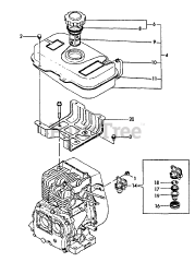 Echo TP-3000 - Echo Trash Pump Fuel Tank