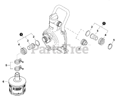 Shindaiwa GP 344 - Shindaiwa Water Pump (SN: T15912001001 - T15912999999)