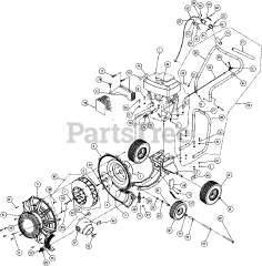 Billy Goat F 1801 V - Billy Goat Force Wheeled Blower, 18hp Vanguard