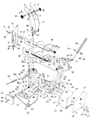 MTD 31340-8 - MTD Snow Thrower (1988)