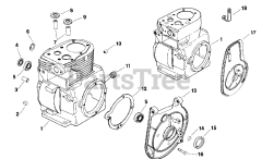 Kohler K181-14340 - Kohler K-Series Engine, Basic Version, 8hp, 6kW Crankcase TP-2045-B
