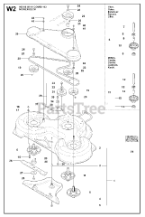 Jonsered FR 2216 A2 4X4 (965190701) - Jonsered Rear-Engine Riding Mower (2008-01) 103CM CUTTING DECK