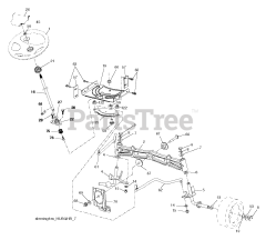 Husqvarna YTH 18542 (960430256-00) - Husqvarna 42" Yard Tractor (2017-09) STEERING