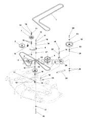 Simplicity 1693753 - Simplicity 54" Mower Deck