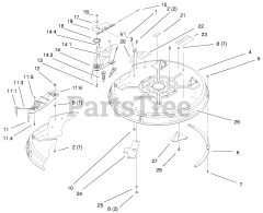 Toro 71209 (13-32 XLE) - Toro Lawn Tractor (SN: 099000001 - 099999999) (1999)
